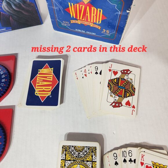 Wizard Card Game Deluxe Edition Bid Indicators Lot of 2 Ultimate Game of Trump - Picture 5 of 11